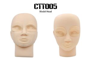 China Skin Color Makeup Practice Mannequin Head With Demountable Eyes / Mouth factory