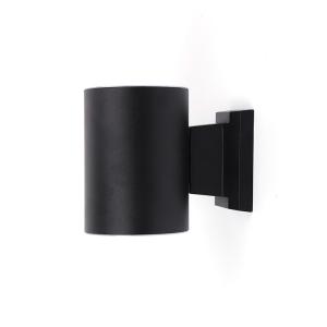 China Black LED Metal Solar Up Down Wall Lights IP65 Warm White 3000K 4V 220mA factory