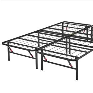 China Home Furniture Modern Stainless Steel Metal Platform Bed Frame for King Size Bedroom factory