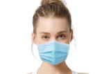 Eco - Friendly Disposable Medical Mask Softness Moderate Single Use