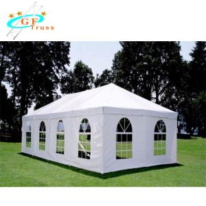 China White 20'X20' PVC Party Tent Canopy Shelter With Waterproof Top factory