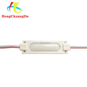 China 2W COB LED Module 12V Blue Red Yellow IP67 LED Module 70*15mm factory