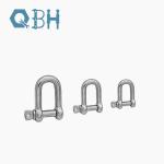 Stainless Steel European D Shackle 316 / 304 Cold Forming