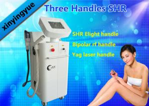 China Multi Function ND YAG SHR Elight IPL Hair Removal Machine with 3 Handles OEM / ODM factory
