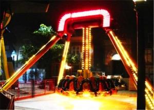 China 60 Degree Cool Theme Park Rides , Customized Seats Small Amusement Rides factory