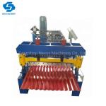 5.5kw Corrugated Steel Roofing Panel Roll Forming Machine with Cr12 Cutting