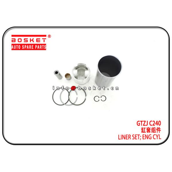 C240 GTZJ C240 Engine Cylinder Liner Set / Isuzu Diesel Engine Parts