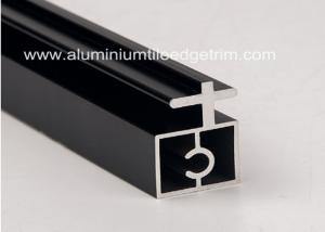 China Black Anodized Extruded Aluminium Profiles Channel Irregularity Shape Long Durability factory