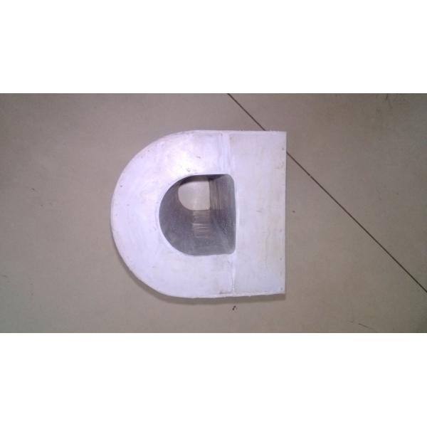 China White Natural Rubber Marine D Type Fender For Port / Ship Alongside / Docking factory