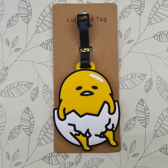 Logo printed cheap 3D soft pvc luggage tag for promotion