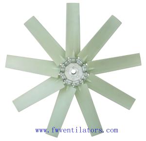 China plastic fan blades for industrial axial ventilation fan factory