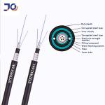 Customized Outdoor Fiber Optic Cable SM G652D Steel Wire Strength Member Armored