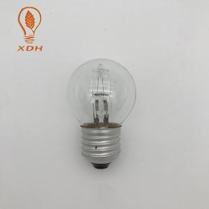 China Globe Clear E27 Halogen Light Bulbs 230V Halogen Lamp 18W 28W 42W factory