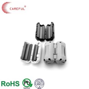 NiZn Snap On Ferrite Split Core EMI Shield Round Cable Clamp SCRC SCNF