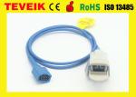 Reusable Dolphin 2150 2100 adult finger clip SpO2 Sensor with 9pin connector, 1m