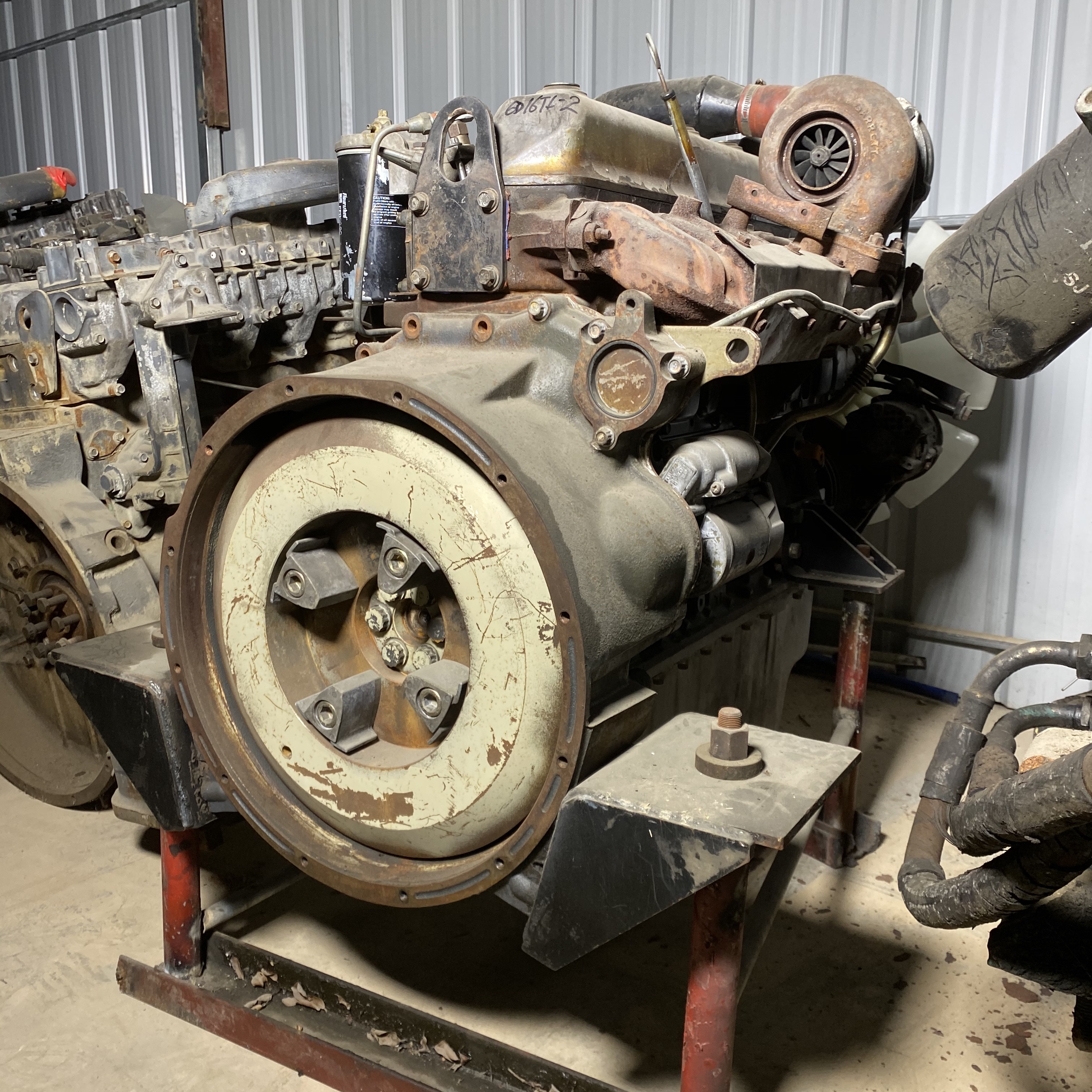 Used 6D16TL-2 Mitsubishi Engine Assembly 240KG Diesel Powered