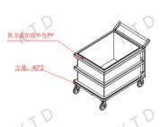China Industrial Vertical Transporter Trolley Aluminium Tube Water Truck Trolley factory