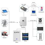 Wall Mounted Powerwall Energy Storage Battery Customizable Voltage