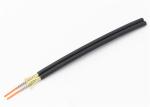 MM 50 / 125 Duplex 3mm Indoor Fiber Cable , Black PE Armored Single Mode Fiber