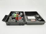 2 In 24 Out Black Plastic Wall Mounting Fiber Optic Splitter Box for 1x16 with