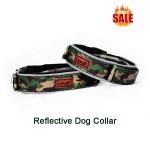 Luxury Pattern Reflective Big Nylon Dog Collars Products Pet Accessories Custom