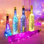 Cork 2M 20 LED Copper Wire Garland Wine Bottle Lights