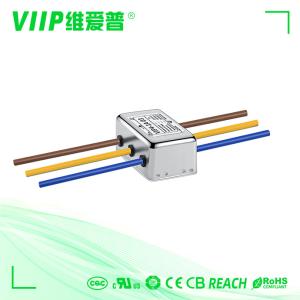 China 220VAC Single Phase EMI Filter With 20db Attenuation &amp; 50ω Impedance factory