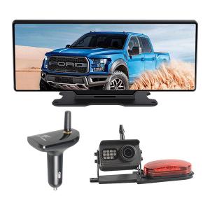 China IP69K Mirror Wireless Backup Cameras Transmission Distance 1650ft factory