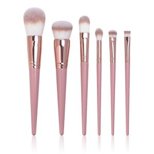 China 6PCS PBT Hair Personalized Makeup Brush Set With Storage Bags factory