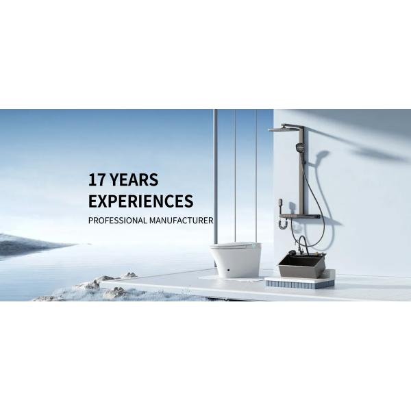 Luxury High-end Function Wall Mounted Smart Toilet Automatic Intelligent Smart Toilet with UV Nozzle Voice Control