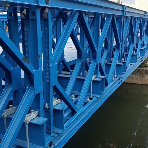 China Galvanized Steel Structure Bridge Portable  3.2m-3.7m Q345 Grade factory