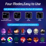 120W RGB Film Photography Lighting 2700K 7500K Television Studio Lighting Multi