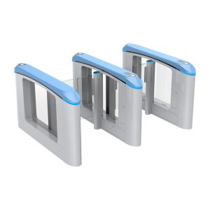 Anti Collision QR Rfid Swing Gate Turnstile With Brushless Servo Motor