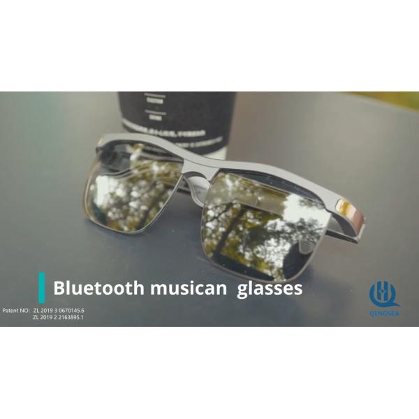 China Smart Music Glasses AR Glass Wireless Bass with Microphone Glasses for Listening to Music and Making Phone Calls 50" - 80" FCC factory