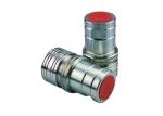 NBR BSPP Shut Off Hydraulic Quick Connect Couplings