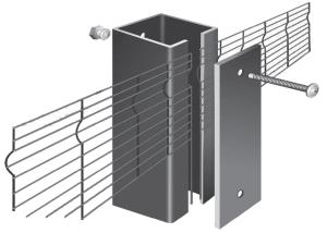 China Clearvu Portable No Climb Security Fence Construction Hoarding Finger Proof Wire factory