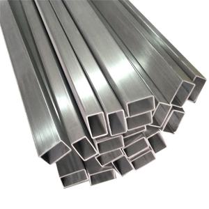 China 6000mm 304 Stainless Steel Square Tubing J4 Astm A312 Square Ss Pipe factory