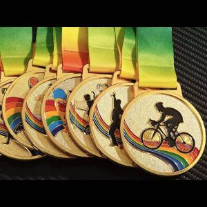 Custom Swimming Club Zinc Alloy Medals in 2.25 inch 2.5 inch and 3 inch Sizes