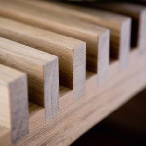 China Fire Resistant Lightweight Acoustic Slat Wood Wall Panels For Building Corridors factory