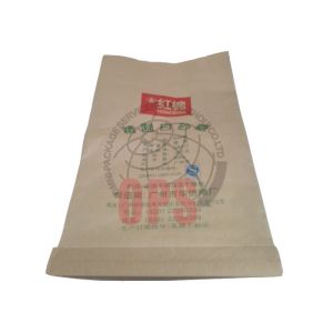 China 2 Layer PE Kraft Paper Food Bags Small Brown Promotional on sale