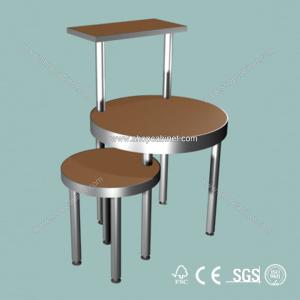 China metal clothes racks / garment display shelf factory