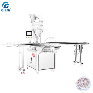 China 900pcs/H PLC Control Cosmetic Loose Powder Filling Machine With 25L Hopper factory