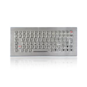 IP65 Waterproof Panel Mount Keyboard Metal Industrial Rugged Keyboard