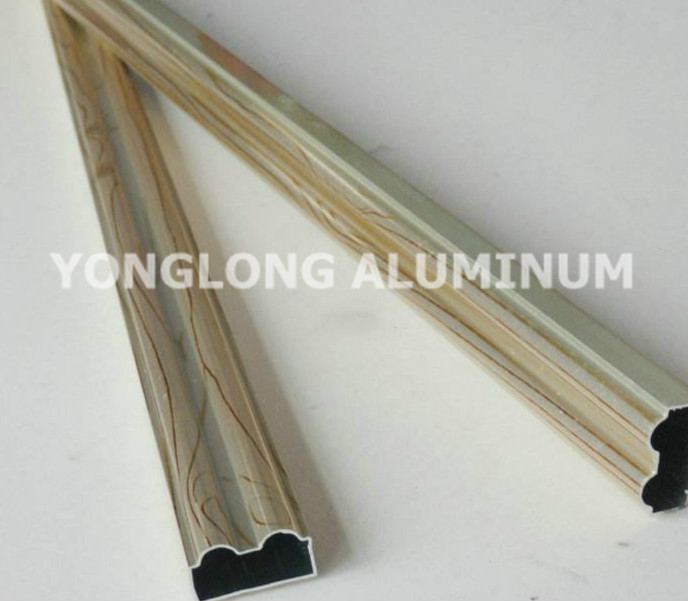 Square Wardrobe Aluminium Frame Profile For Decorative Material / Aluminum Sliding Window Profile
