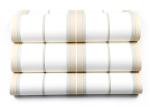 Beige Stripe Non Woven Contemporary Wall Coverings for Living Room