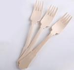 Wooden Disposable Knife Fork And Spoon Set Degradable 20cm