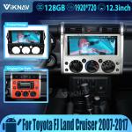 8 Core 128GB Car Multimedia Player For Toyota FJ Land Cruiser 2007-2017