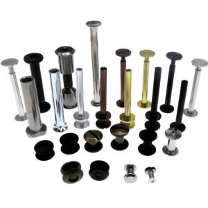 China Mechanical Dimensions Chicago Locking Screws for Furniture Cabinet or Book Binding Post factory