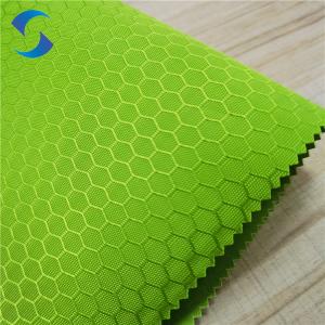 China PVC Coated Waterproof Grade 3-4 Colorfast 210gsm Polyester Oxford Jacquard Fabric For Outdoor Bag factory