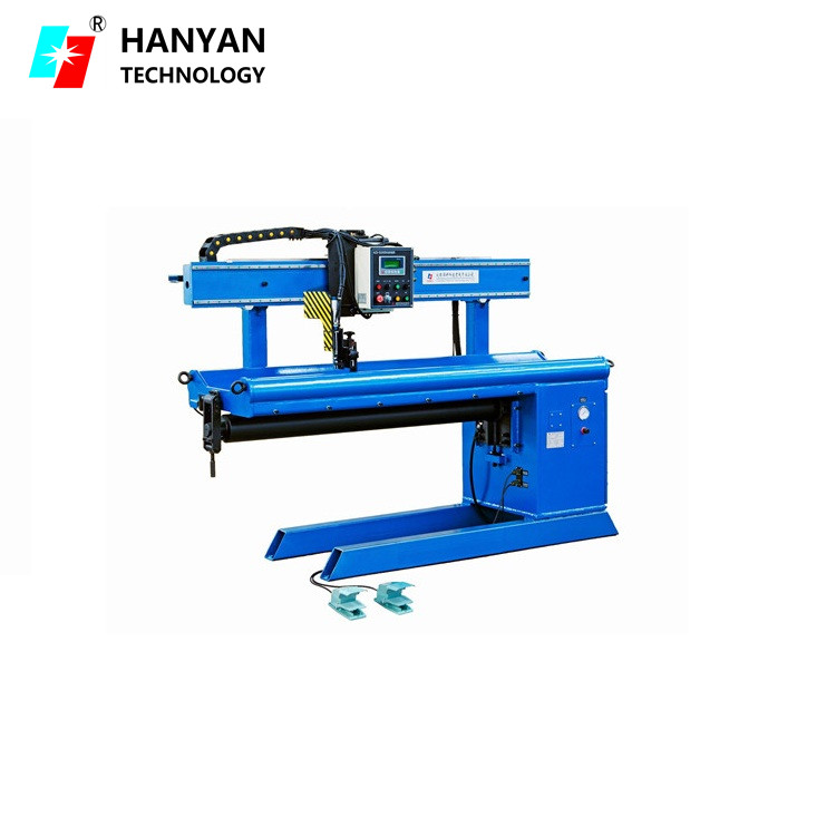 Linear Seam Welder Machine Longitudinal Straight Seam Welder 2000mm Welding Length